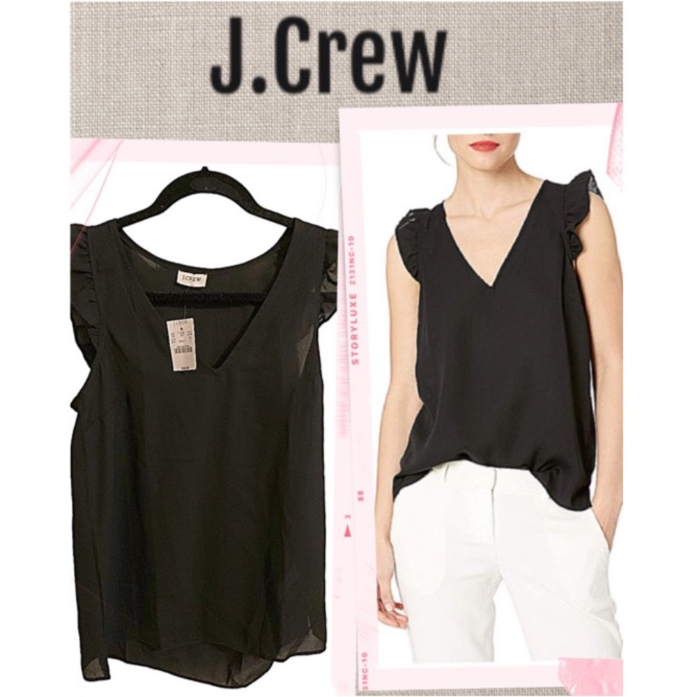 J.CREW Blouse Sleeveless Blouse NEW WITH TAGS Size 0